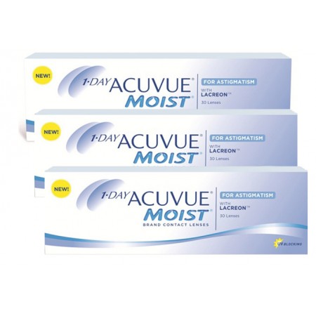 1 Day Acuvue Moist Astigmatism 90 Lentes